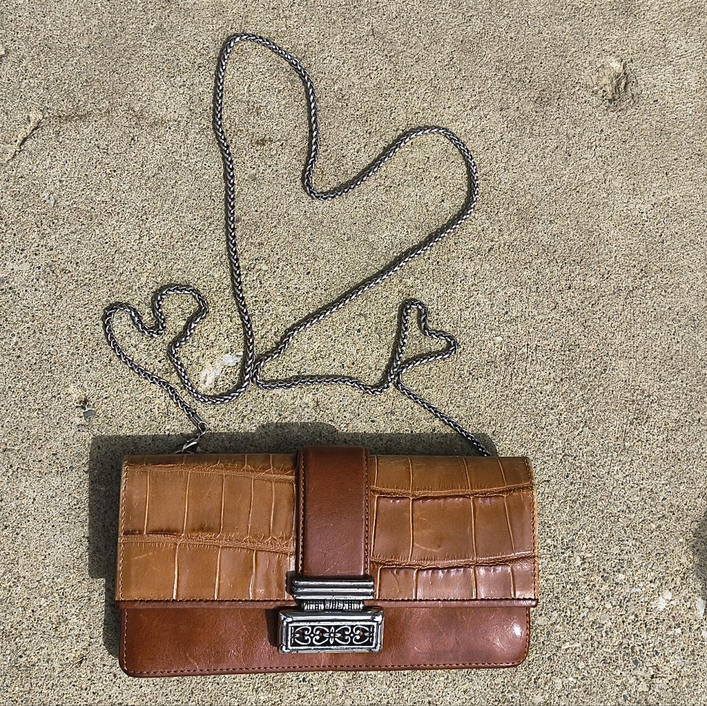 Brighton Leather Cross Body Wallet